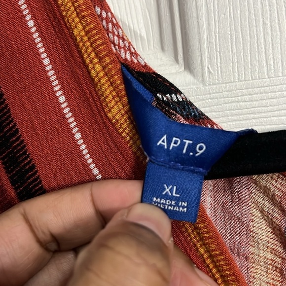 Apt. 9 Women's Wrap-Front Romper - Striped - Picture 7 of 7